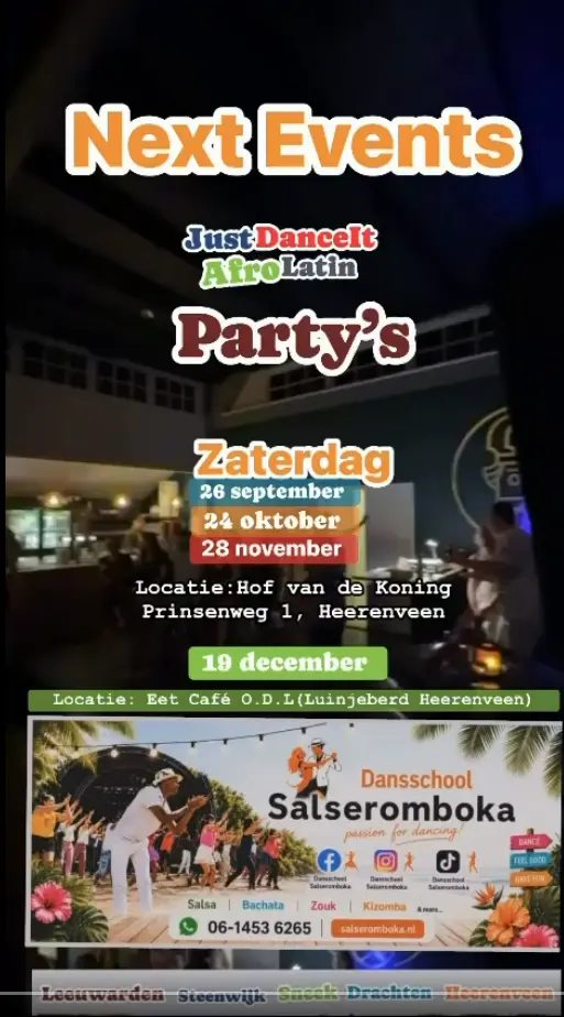 Que Rico JuistDanceIt Afro Latin Dance Party